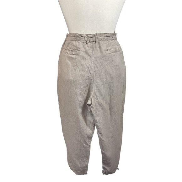 Caslon Pull On Linen Blend Jogger Pant size Large - Picture 3 of 10